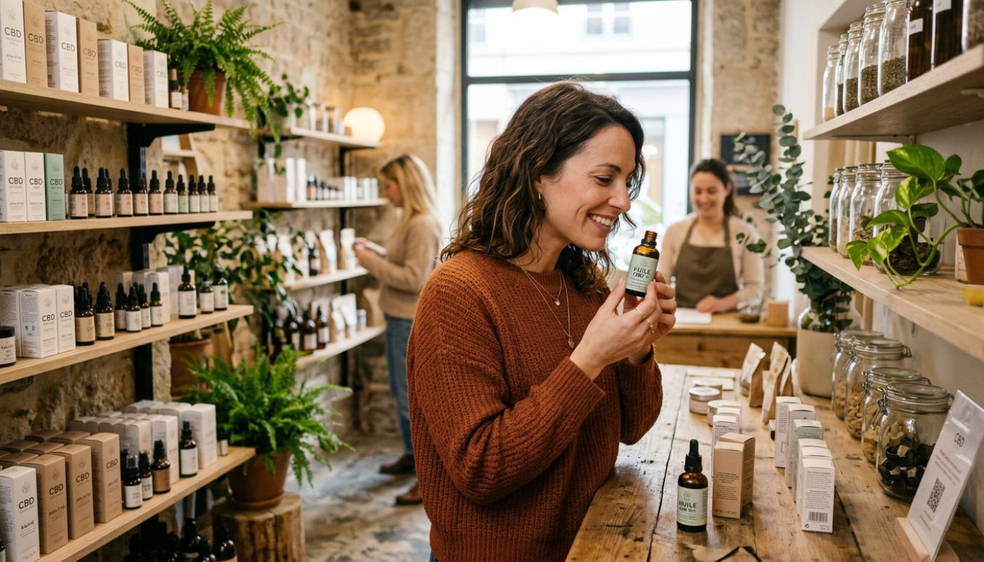 Forme - Pourquoi le cbd séduit-il les amateurs de bien-être en boutique spécialisée ?